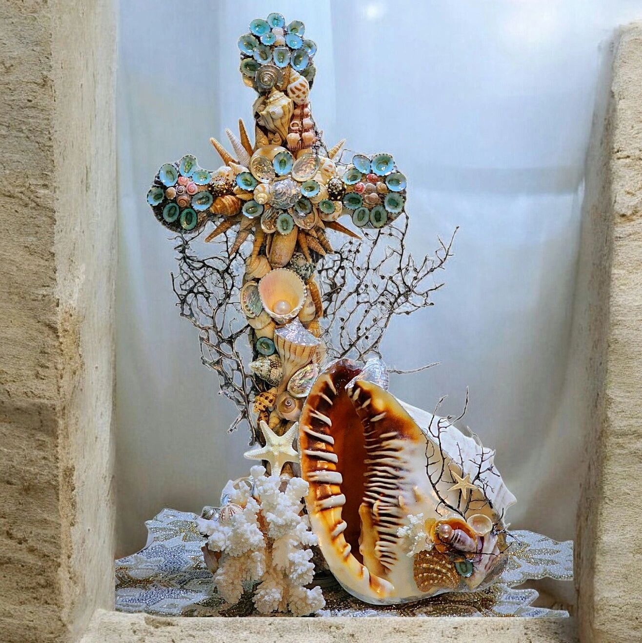 Shell Art Collection Handcrafted Shell Art: Nature's Treasures