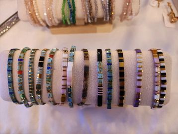 Seed Bracelet $8 ea. Call for color selection 