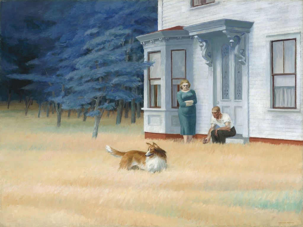 Cape Cod Evening by Edward Hopper.