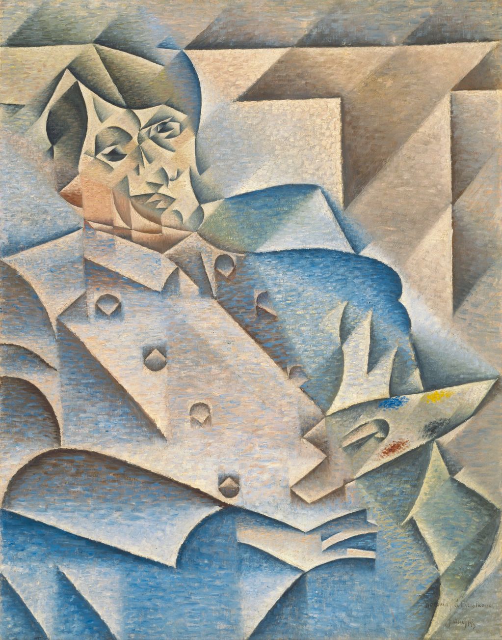 Portrait of Picasso by Juan Gris.