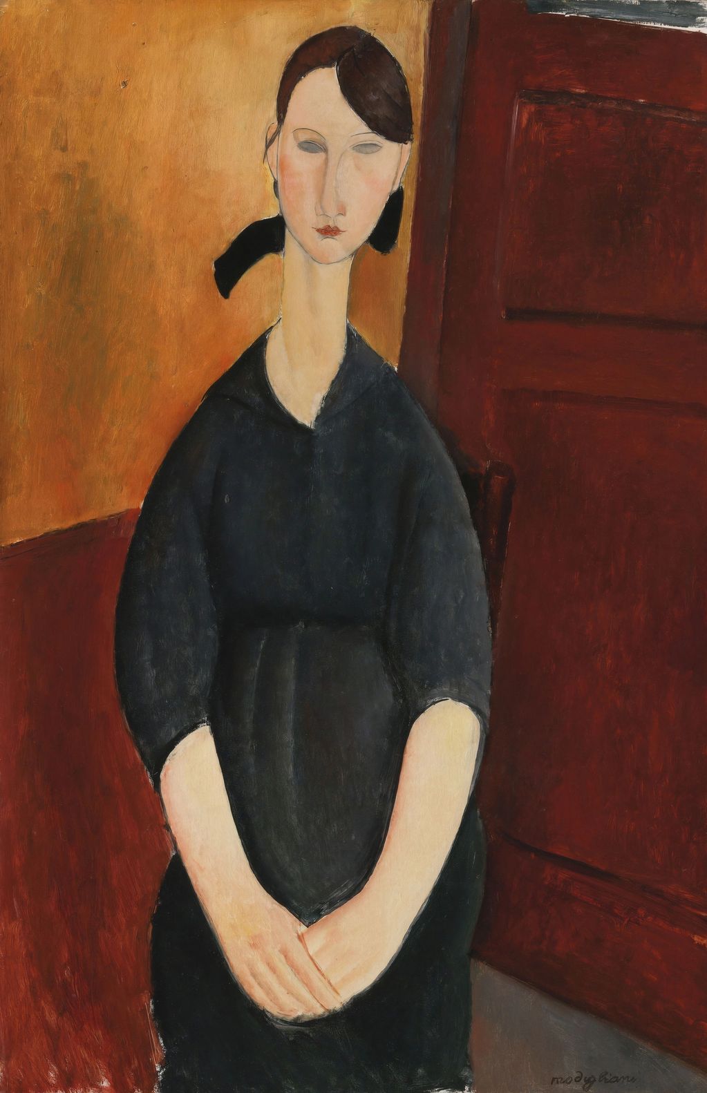 Paulette Jourdain by Amedeo Modigliani. 