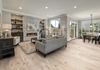 Handstained wood flooring