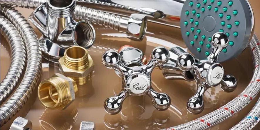 Plumber working on boiler