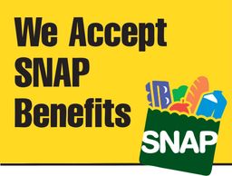 Accept EBT, and EBT Cash Benefits.