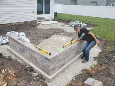 Concrete footers for strength and durability