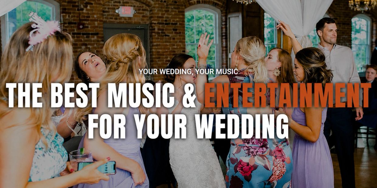 A lively wedding party enjoying music and entertainment.