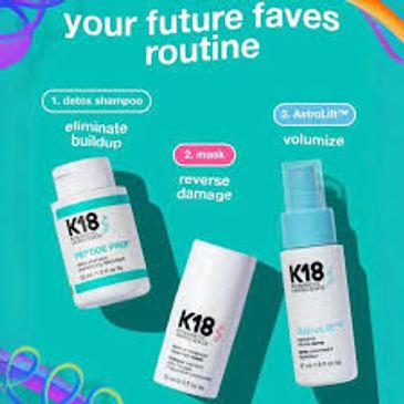 _2 K18 products, Hair care With Treatment That Reverses Damage, Color-Safe Repair, K18 hair product,