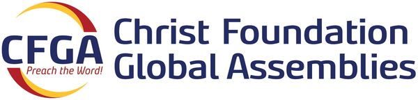 Logo of Christ Foundation Global Assemblies with the tagline 'Preach the Word!'