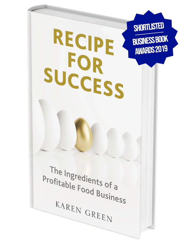 Recipe For Success book by Karen Green. Shortlisted for the Business Book Awards 2019.