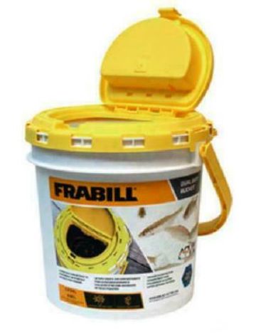 Frabill Magnum Bait Station | Aerated Bait Storage for Live Bait |  Available in 13 Quart, 19 Quart, & 30 Quart Capacity