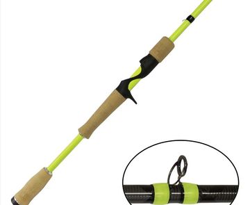 Lamiglas XP Bass Rod, 1 Piece, 15-30 Line, WT, 1/2-3 Lure, Moderate/Fast,  Heavy Cork Handle XP7105C , $2.01 Off with Free S&H — CampSaver