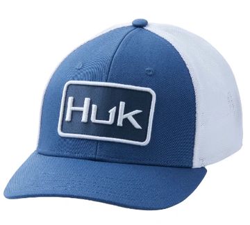 Huk Men's Running Lakes Straw Hat Titanium Blue One Size Fits Most