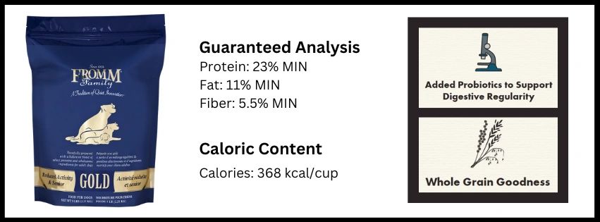 Pet Supplies Fromm Gold Senior Dog Food Fromm Family Small Breed