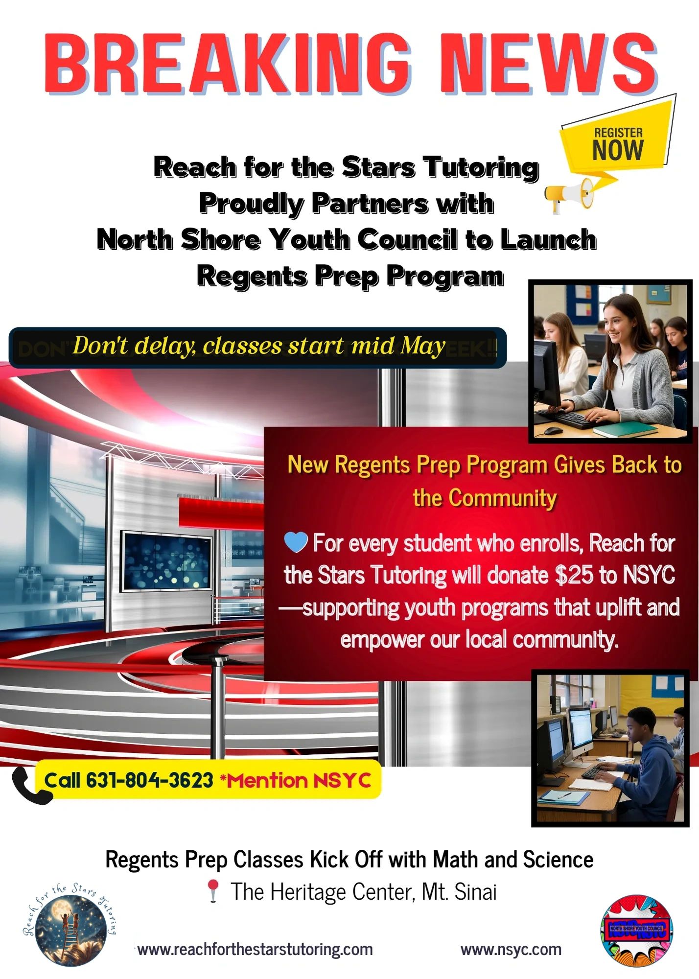 Partnership with North Shore Youth Council. Regents Prep 2025