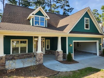 Freshly painted exterior of a home in Southern Pines North Carolina