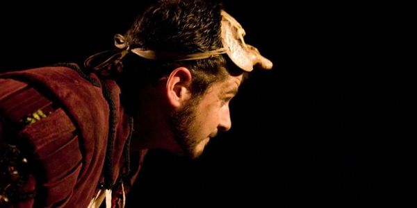 Actor Benjamin Blais as Mercutio in William Shakespeare's Hamlet