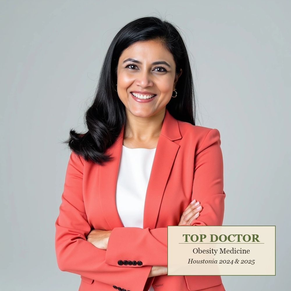 Dr. Sejal Desai, MD - Voted Top Doctor in Obesity Medicine, Houstonia Magazine 2024 and 2025