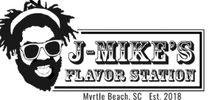 Logo for J-Mike's Flavor Station.