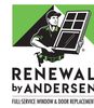 Logo of Renewal by Andersen with a worker and window graphic.