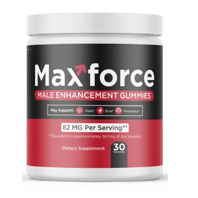 Maxforce male enhancement gummies for vitality, drive, and performance.