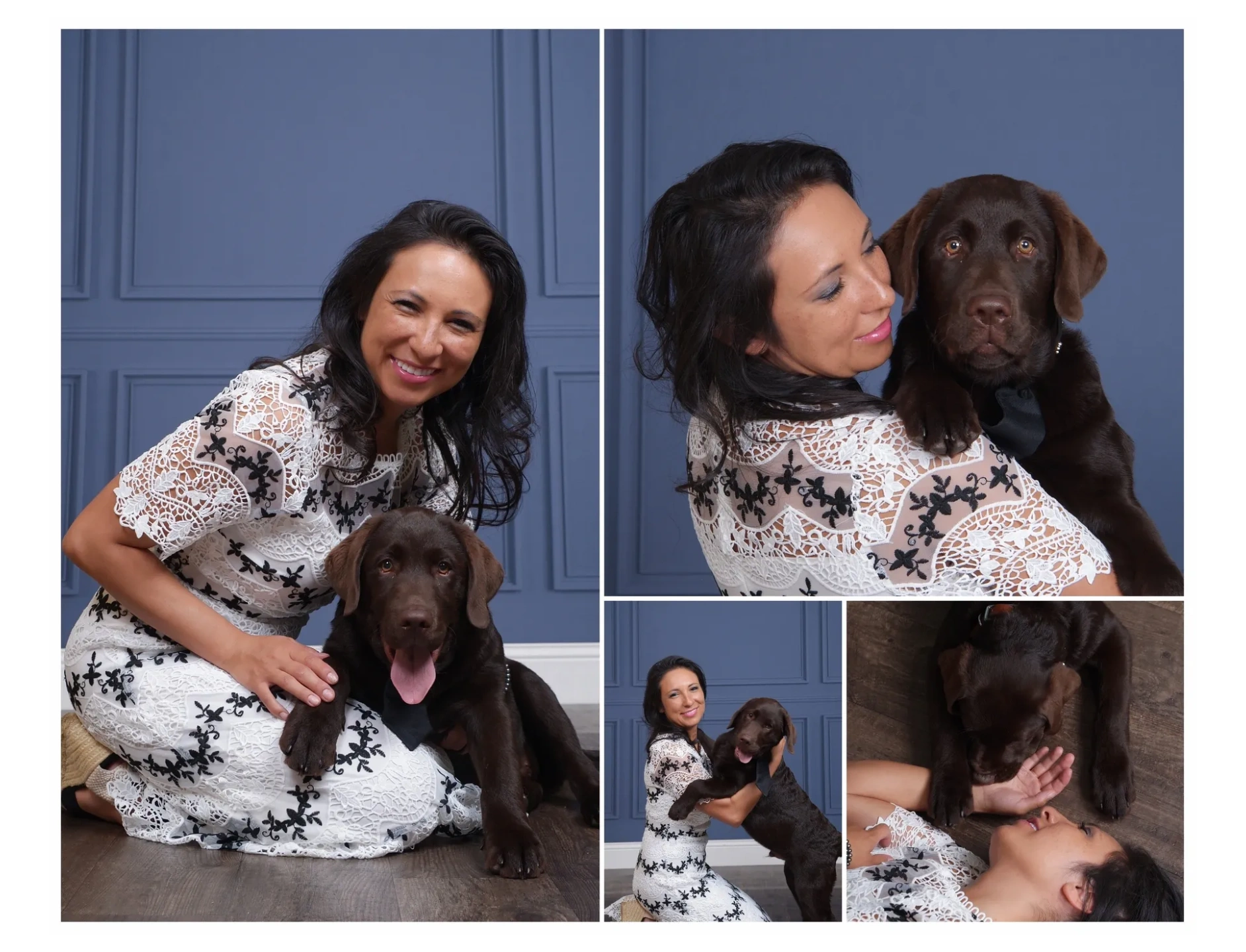This is my puppy Calum and me!