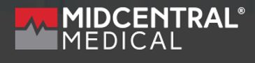 Logo of MidCentral Medical with a red and gray emblem.