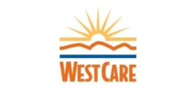 WestCare logo with sun and mountains.