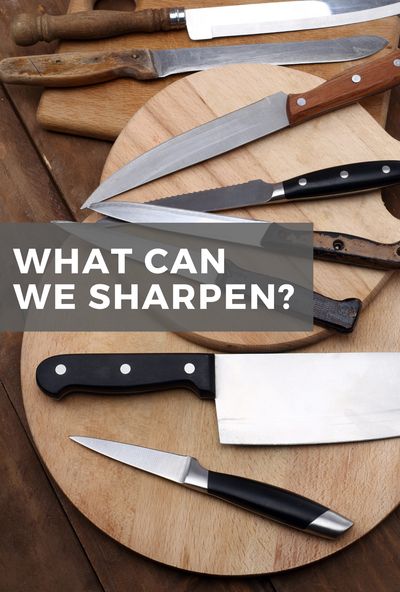 What we sharpen