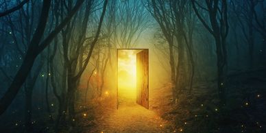 Step into mysterious portals and explore hidden places