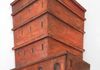 The Red Building, 1997, Oil on wood, 28 x 15 x 7 in. (71 x 38 x 18 cm) 