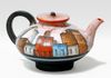 V, 2001, Earthenware, 4½ x 8¼ in. (11 x 21 cm)