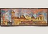 Untitled (View West 36 st), 1985, Earthenware, 9½ x 25½ x 1 in. (24 x 65 x 3 cm)