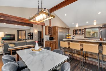 Dining room, kitchen