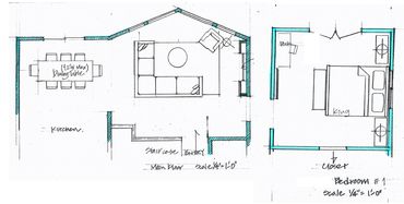 Floor plan, upstairs