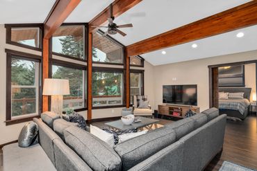 Upstairs living room and bedroom