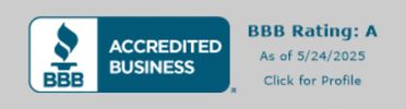 we are Better Business Bureau A rated