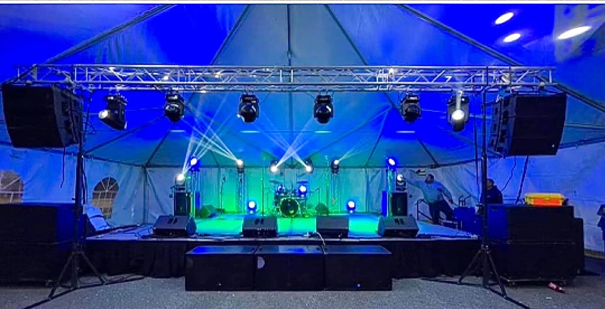 live stage trussing rental in san antonio texas, dance floor lights in san antonio, audio rental