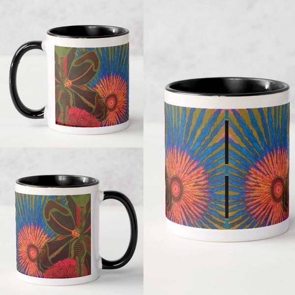 Desiree Lorraine 11oz Ceramic Coffee Mugs, J. ANNA HUBBARD COLLECTIONS