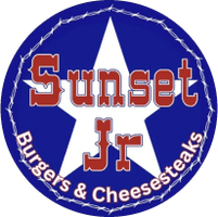 Sunset Jr
 Burgers 
&
 Cheesesteaks