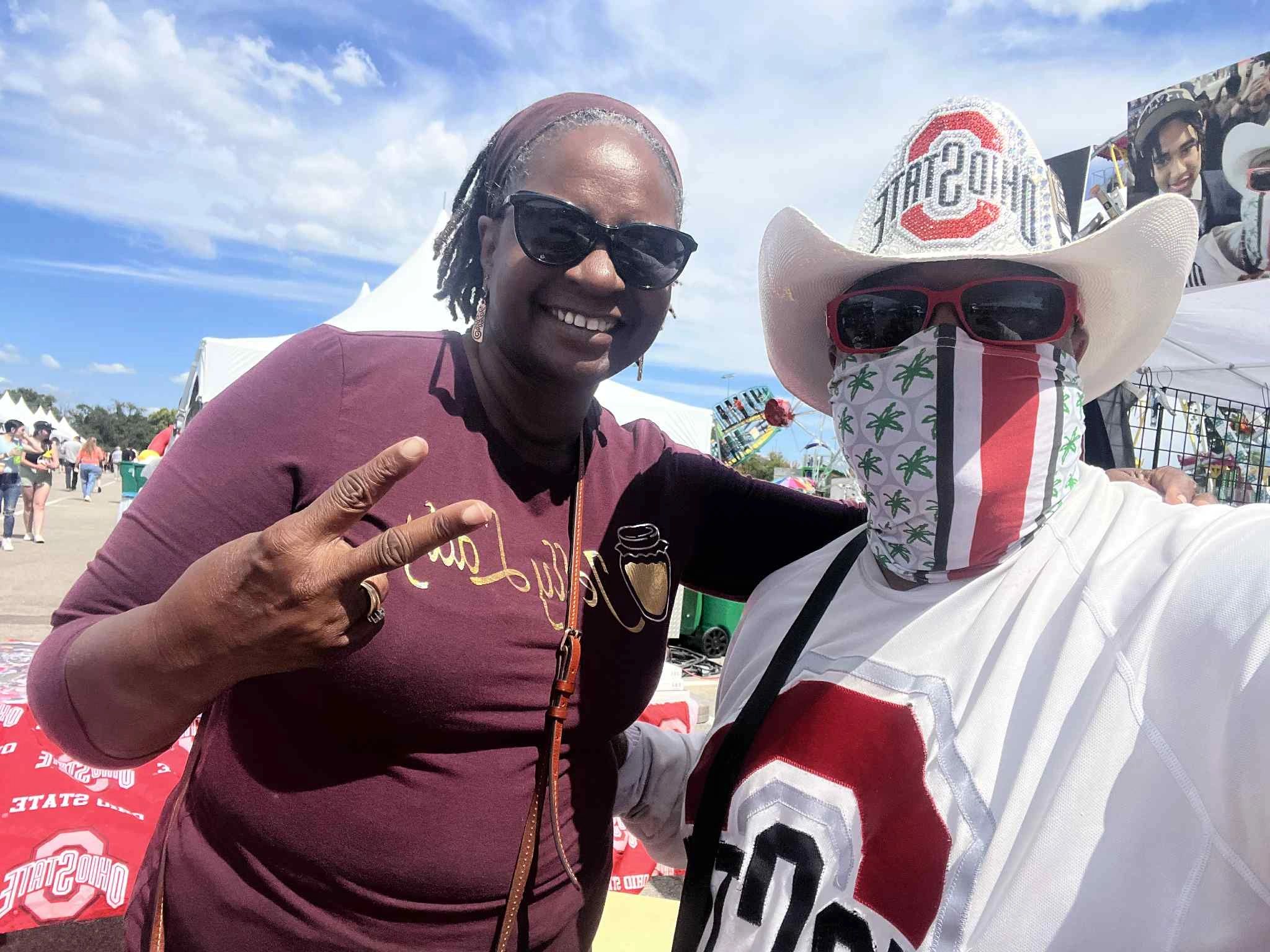 Jelly Lady met Buckeye Guy  at Zucchinifest, Obetz, OH during Labor Day weekend.