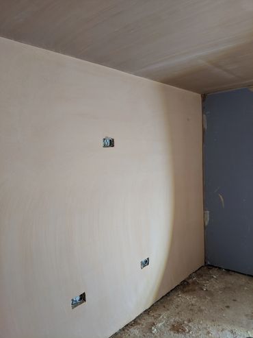 Hall Brothers Plastering Birmingham plastered wall polished and shined