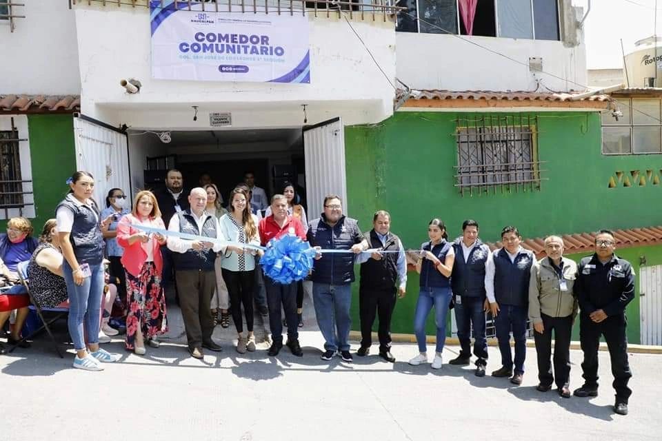 El gobierno de Naucalpan abre comedor comunitario.