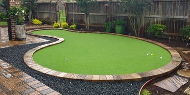 Houston Putting Green, Houston Synthetic Grass, We service Houston, Katy, Fulshear, Richmond & more.