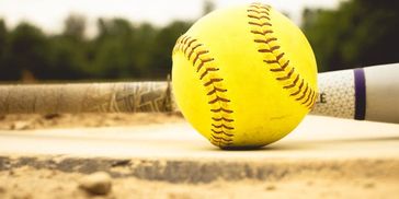 picture of softball and bat