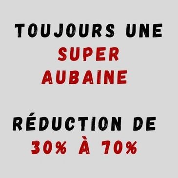 20 % de rabais additionnel : liquidation