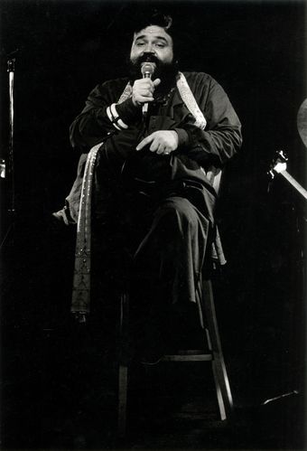 Jack Eric Williams performing in cabaret
