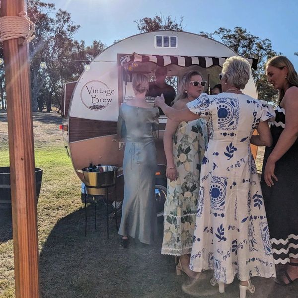 Cocktail Van and Coffee Service Vintage Brew