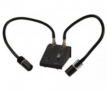 Dual arm fiber optic illuminator