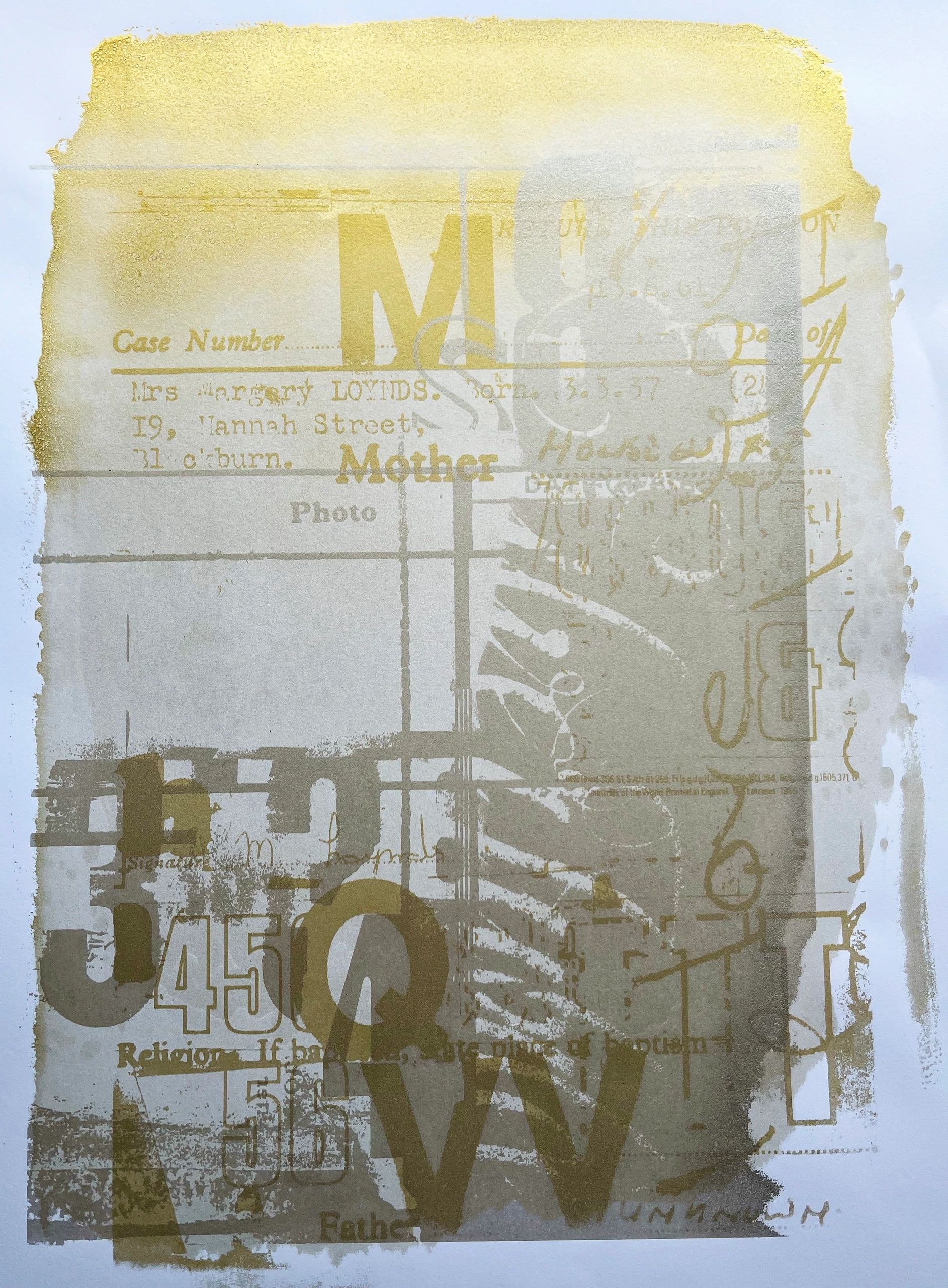 A2 Mixed media poster