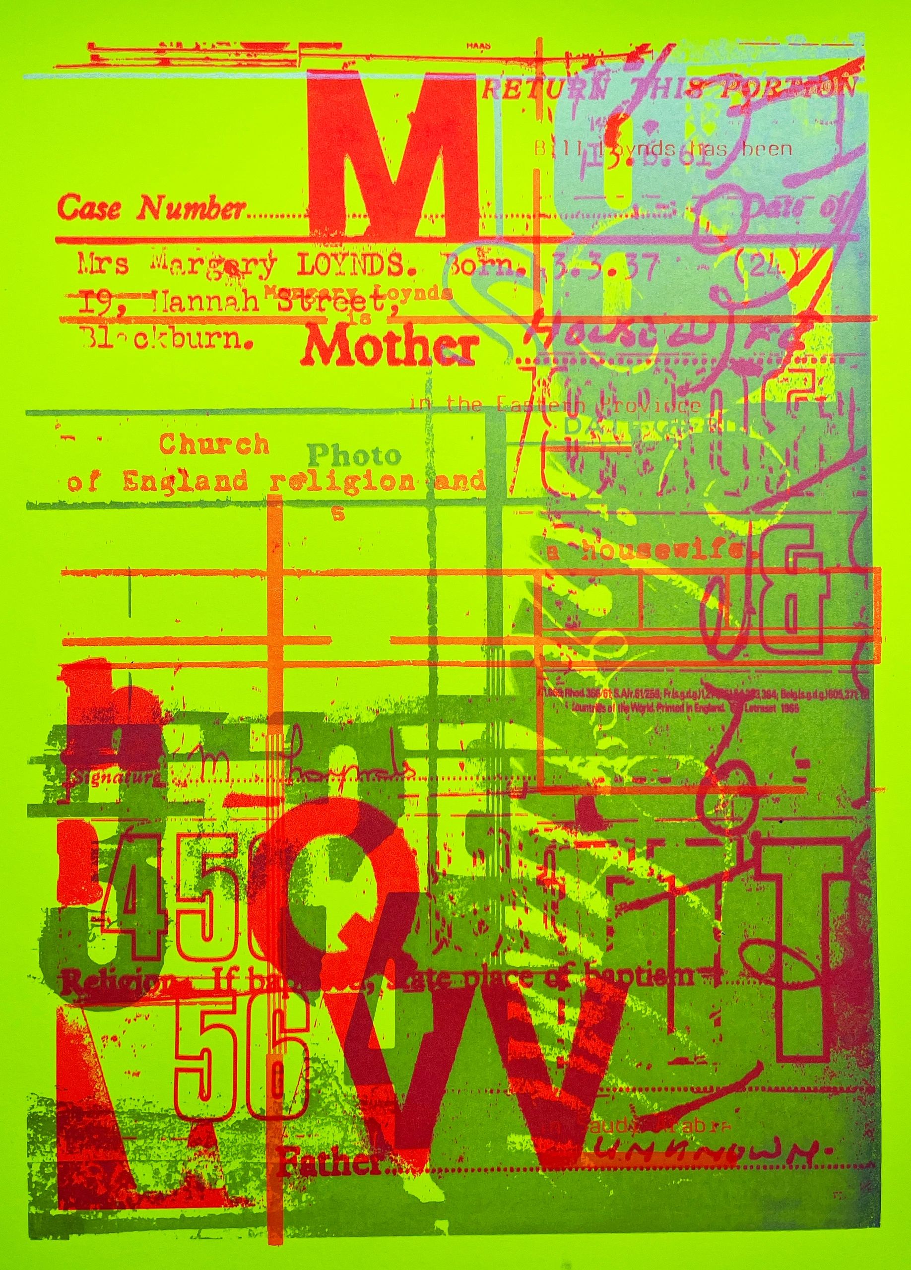 A2 Mixed media poster